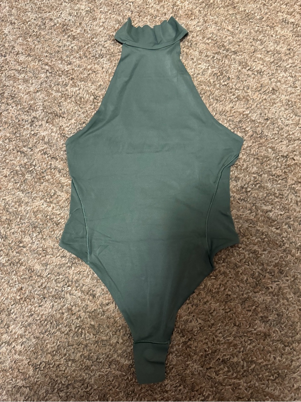 lululemon athletica Olive Green high neck bodysuit - XS